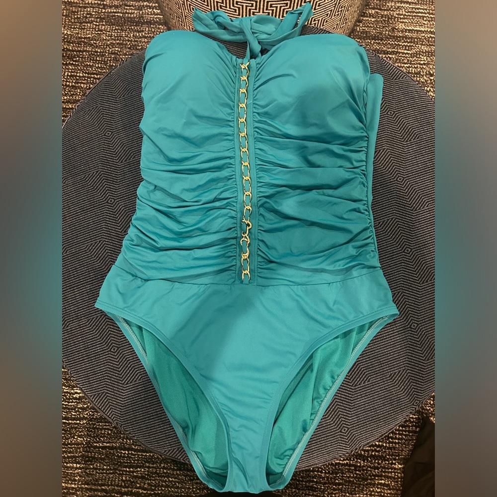 Lilly Pulitzer one piece swimsuit.